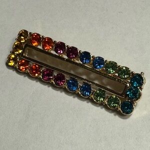 Multicolor Crystal Brooch